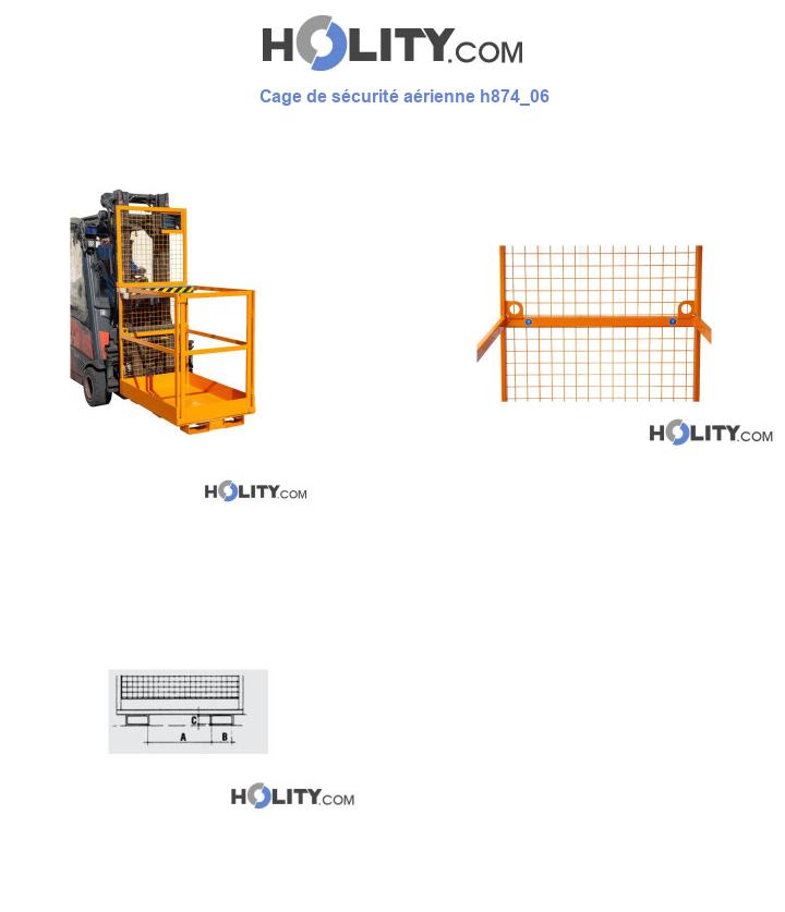 Cage de sécurité aérienne h874_06