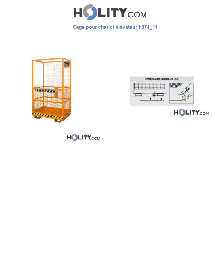 Cage pour chariot élévateur h874_11