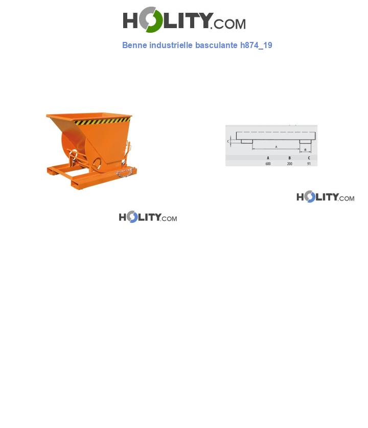 Benne industrielle basculante h874_19