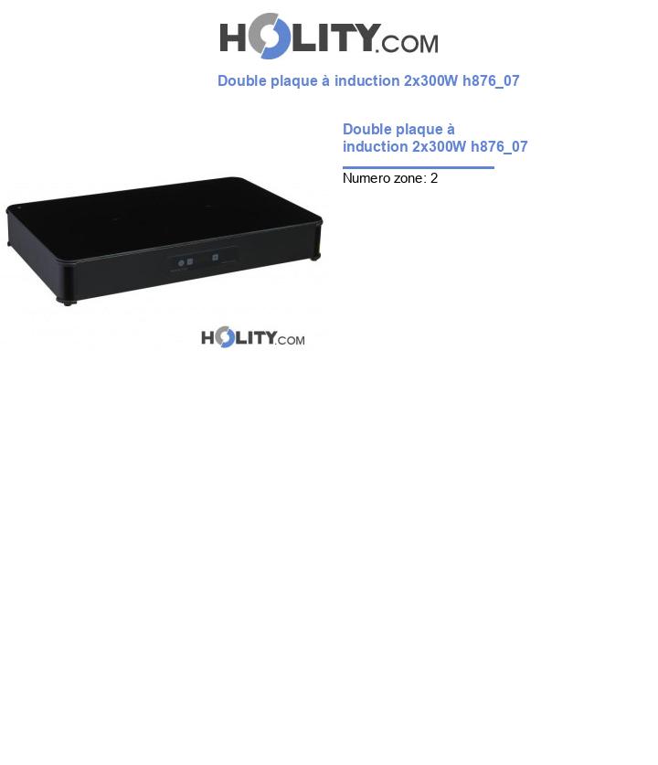 Double plaque à induction 2x300W h876_07