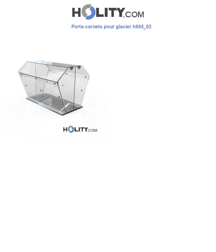 Porte-cornets pour glacier h885_02