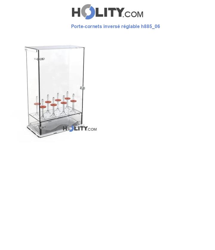 Porte-cornets inversé réglable h885_06