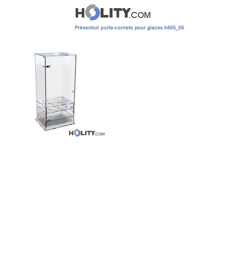 Présentoir porte-cornets pour glaces h885_08