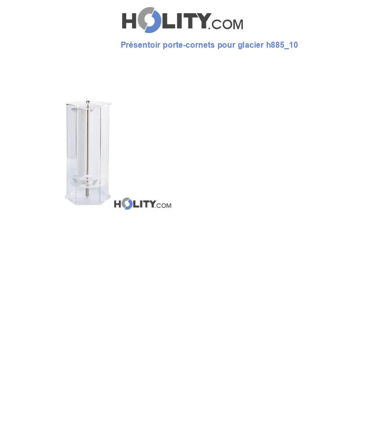 Présentoir porte-cornets pour glacier h885_10