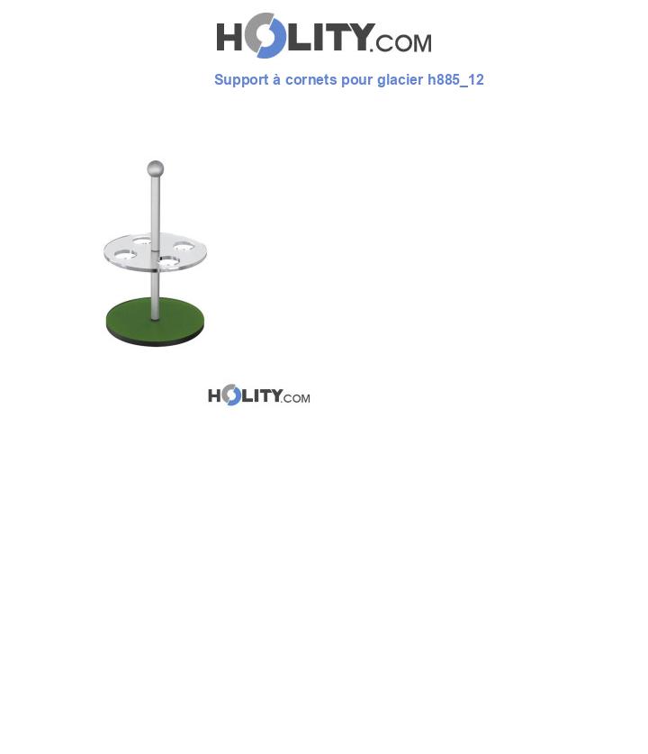 Support à cornets pour glacier h885_12