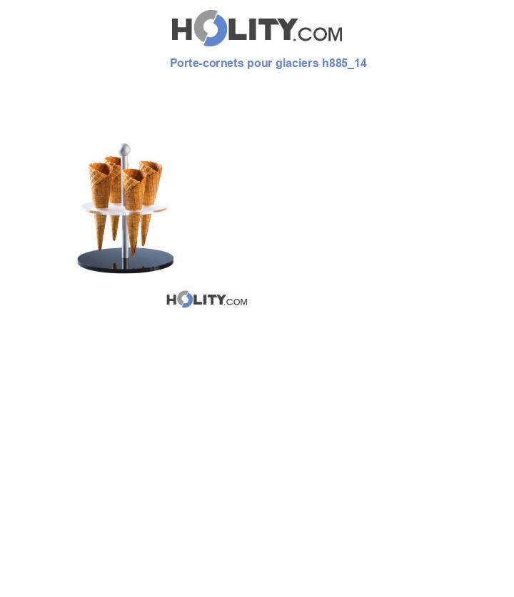 Porte-cornets pour glaciers h885_14