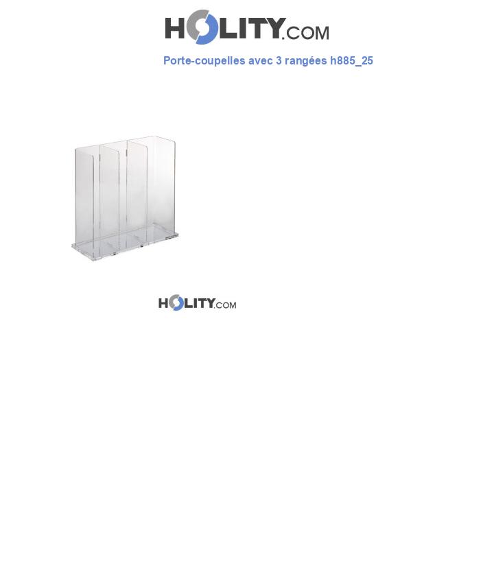 Porte-coupelles avec 3 rangées h885_25