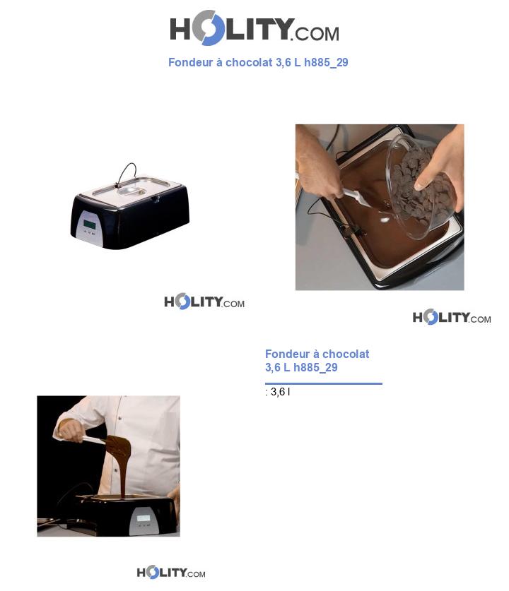 Fondeur à chocolat 3,6 L h885_29