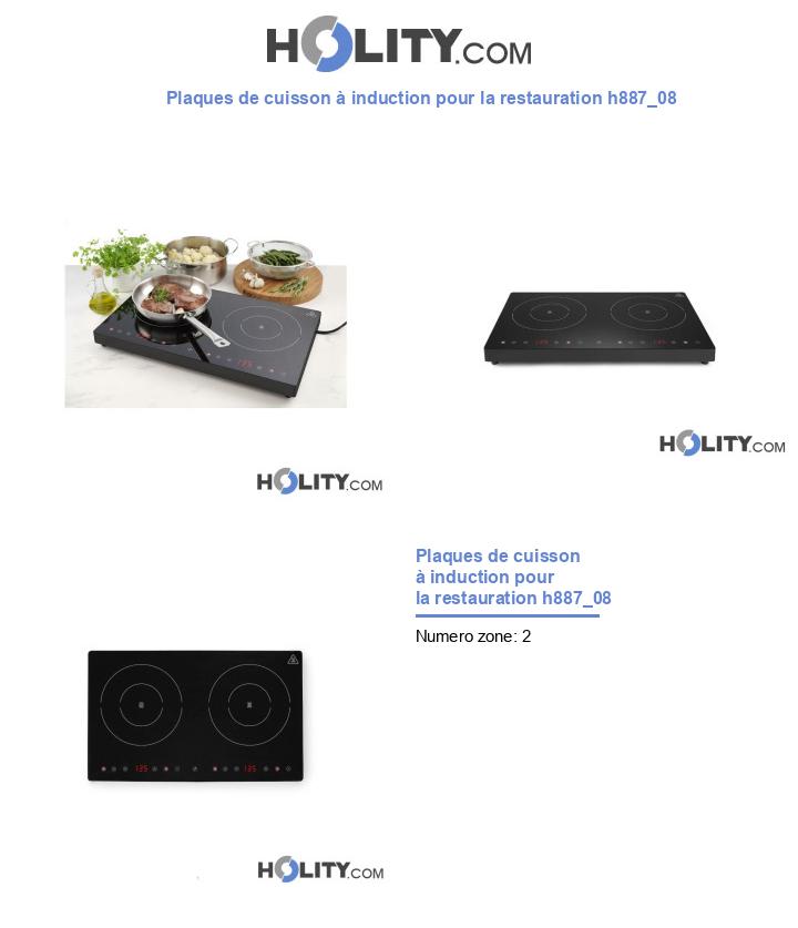 Plaques de cuisson à induction pour la restauration h887_08