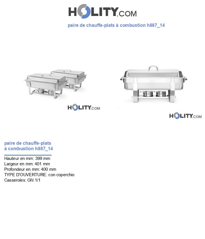 paire de chauffe-plats à combustion h887_14