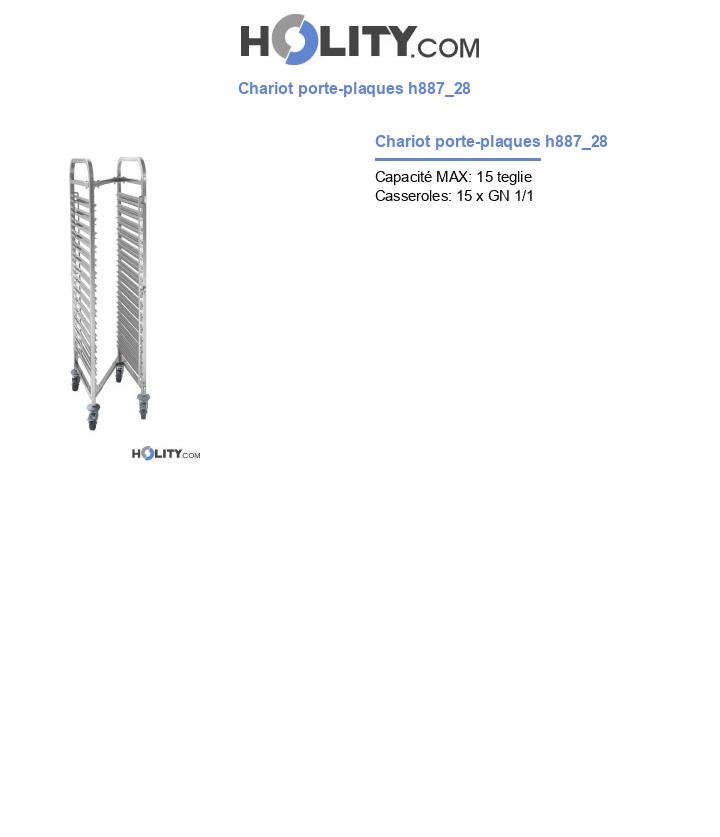 Chariot porte-plaques h887_28
