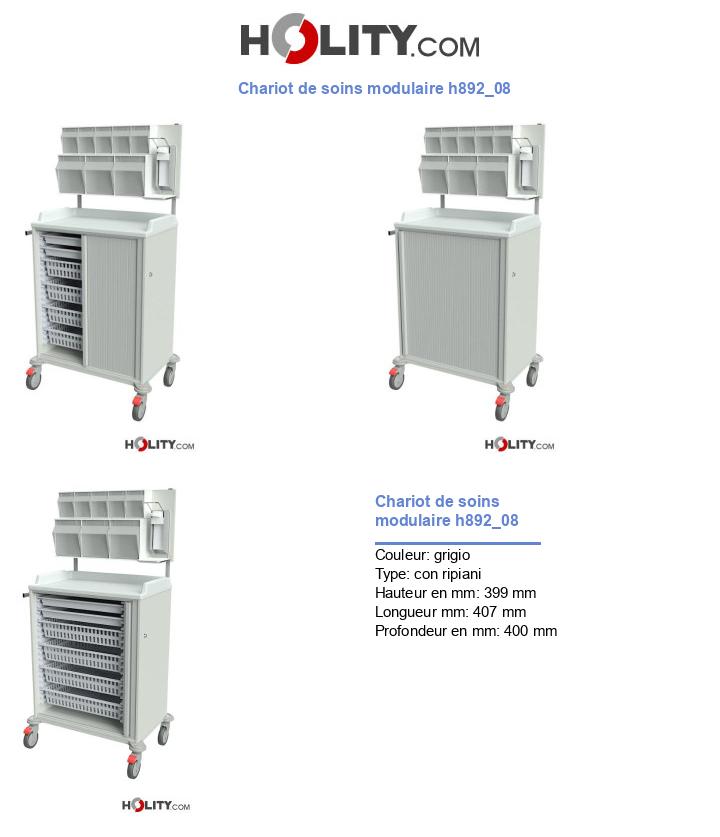 Chariot de soins modulaire h892_08