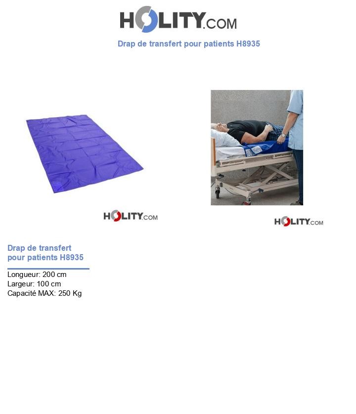 Drap de transfert pour patients H8935