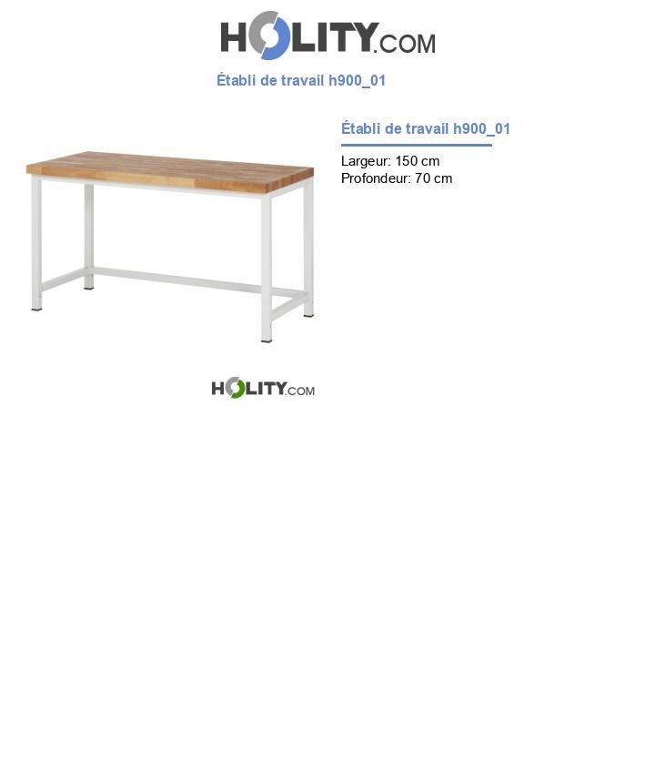 Établi de travail h900_01