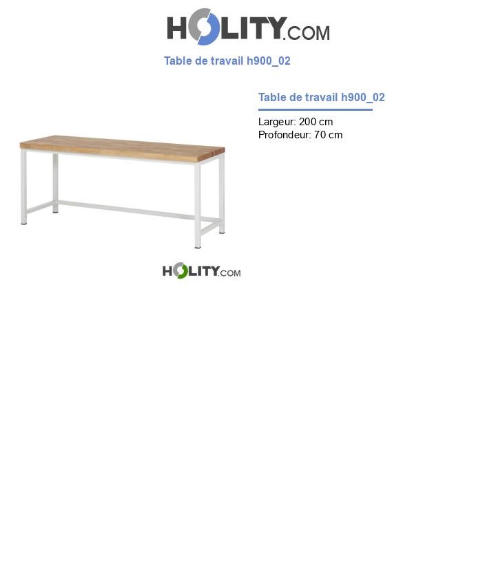 Table de travail h900_02