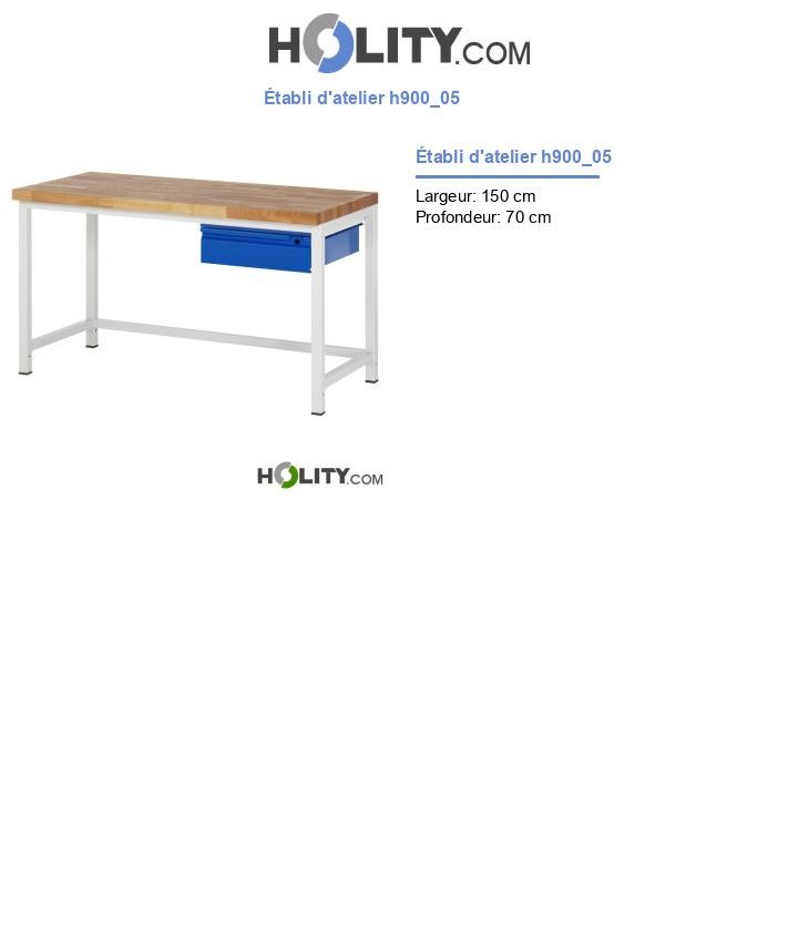 Établi d'atelier h900_05