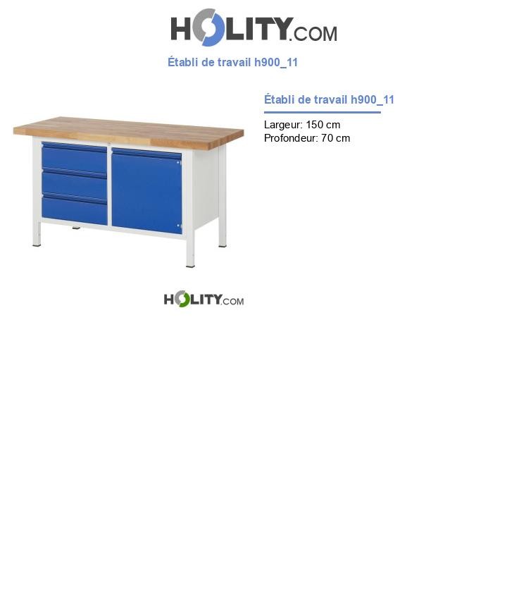 Établi de travail h900_11