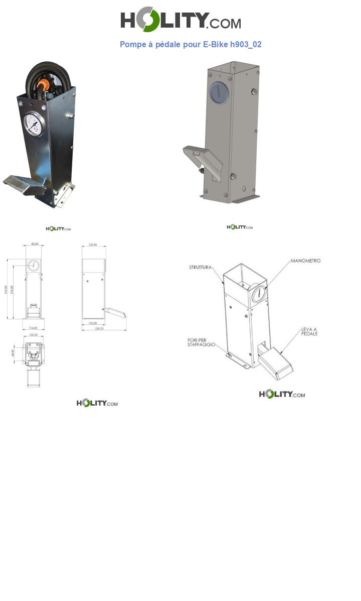 Pompe à pédale pour E-Bike h903_02