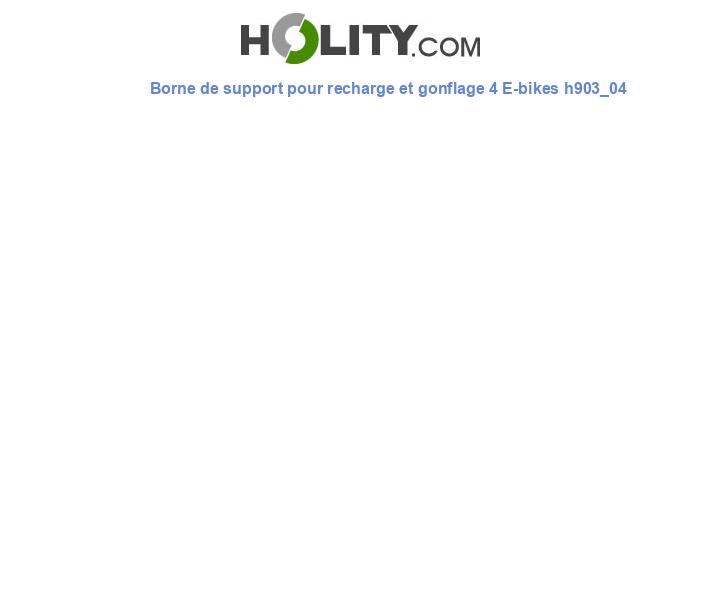 Borne de support pour recharge et gonflage 4 E-bikes h903_04