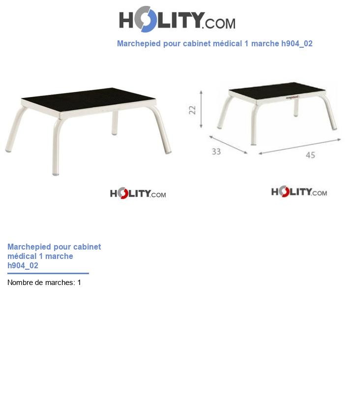 Marchepied pour cabinet médical 1 marche h904_02