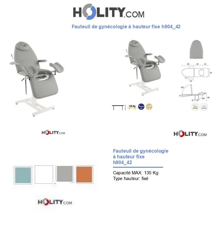 Fauteuil de gynécologie à hauteur fixe h904_42