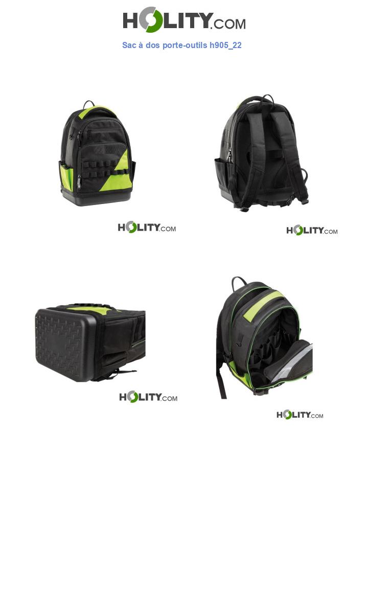 Sac à dos porte-outils h905_22