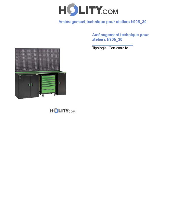 Aménagement technique pour ateliers h905_30