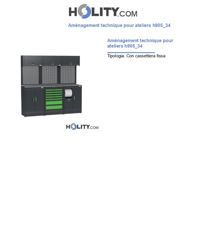 Aménagement technique pour ateliers h905_34
