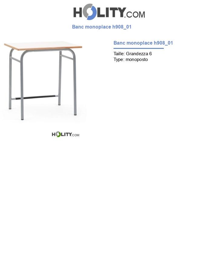 Banc monoplace h908_01