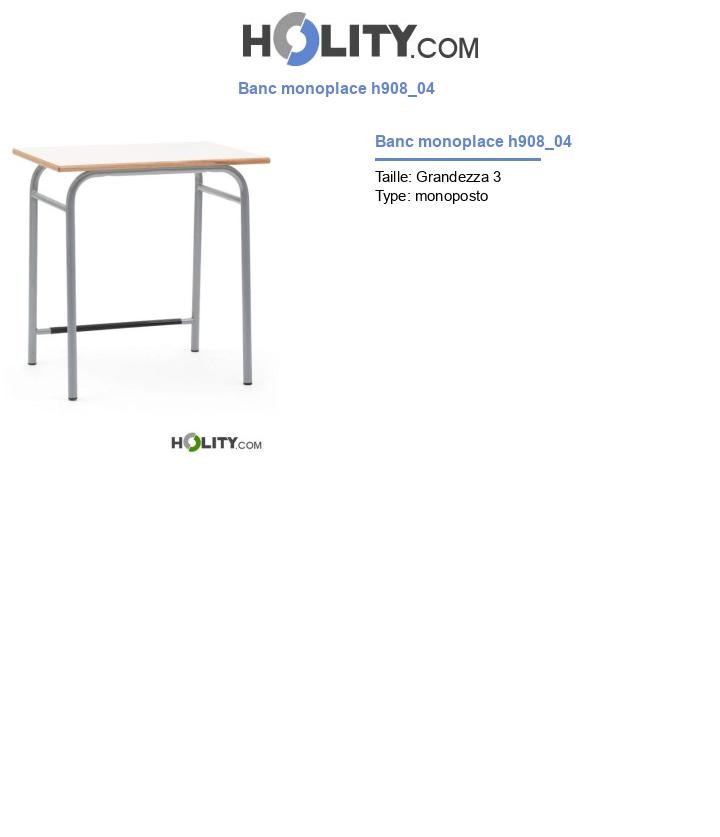 Banc monoplace h908_04