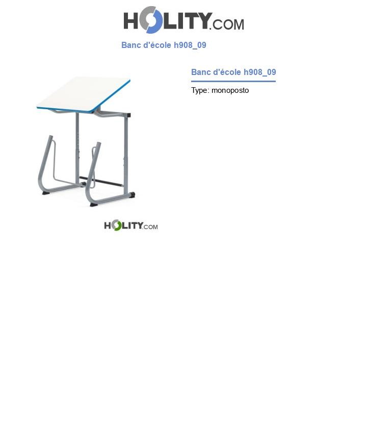Banc d'école h908_09