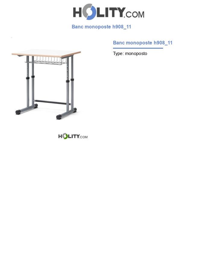 Banc monoposte h908_11