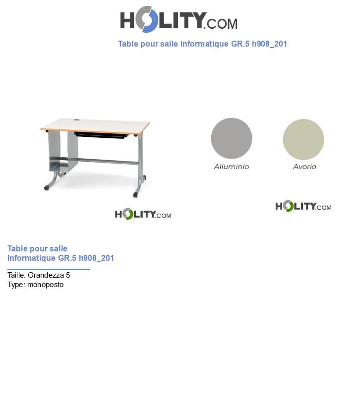 Table pour salle informatique GR.5 h908_201