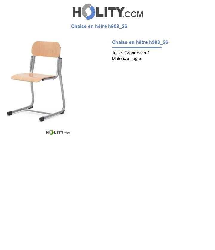 Chaise en hêtre h908_26