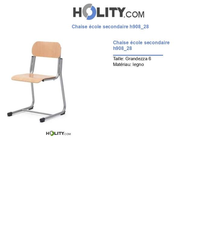 Chaise école secondaire h908_28