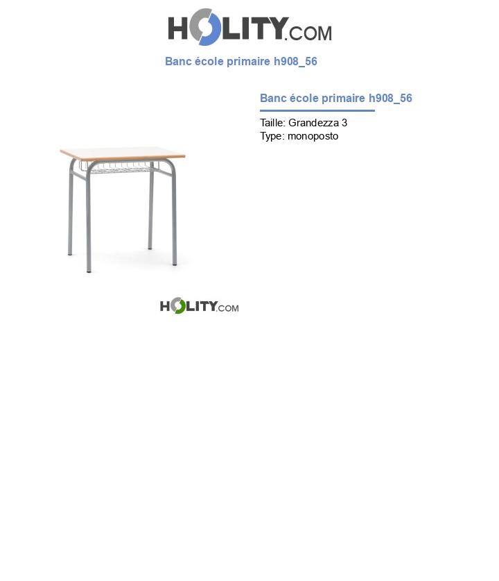 Banc école primaire h908_56