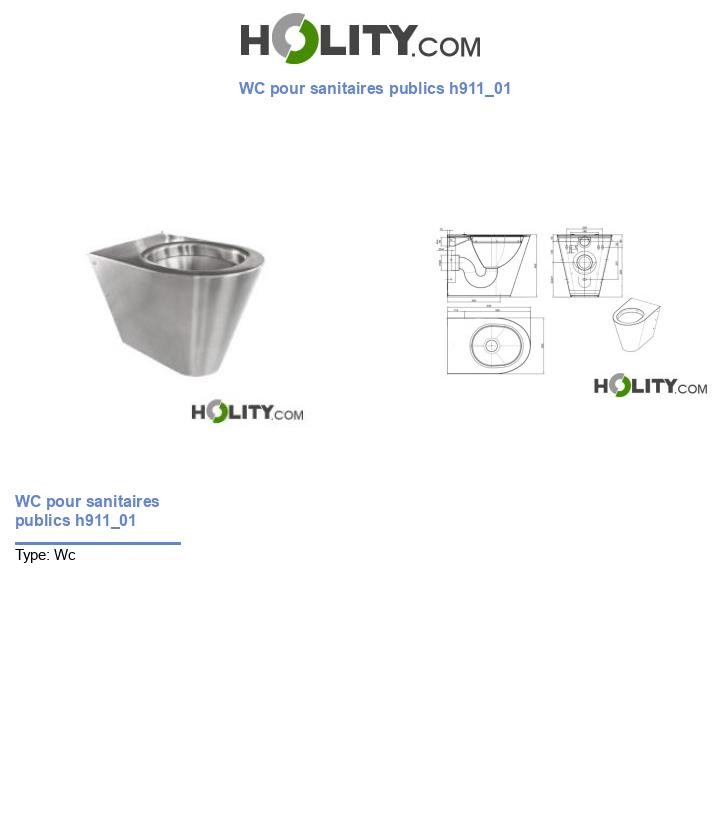 WC pour sanitaires publics h911_01