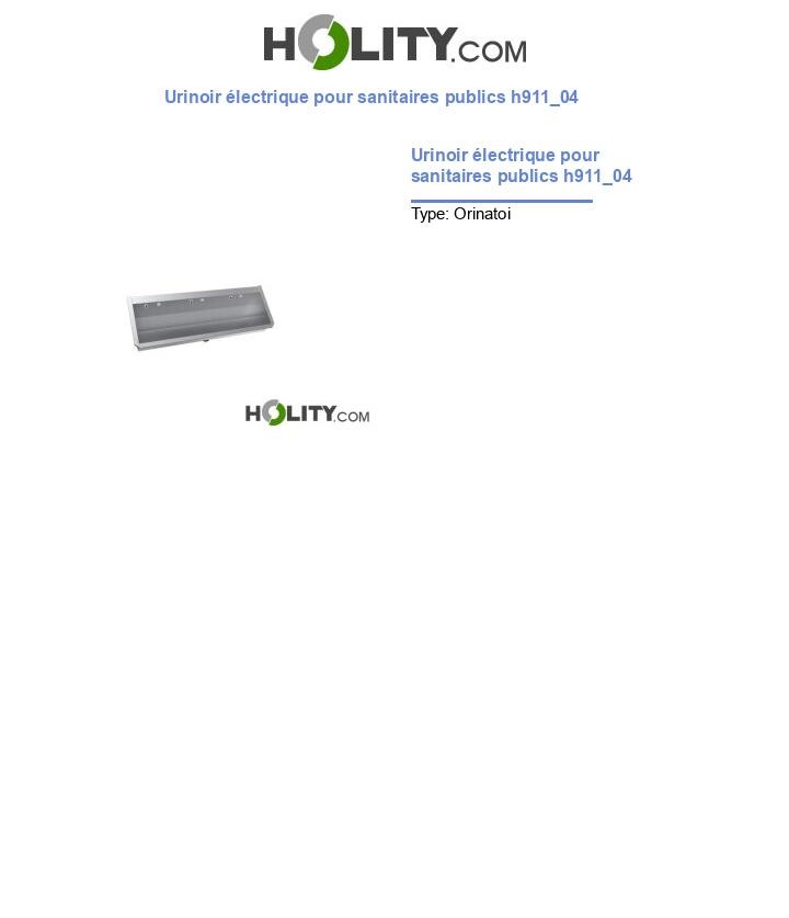 Urinoir électrique pour sanitaires publics h911_04