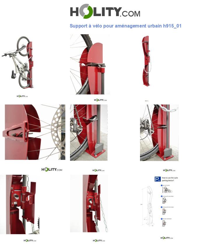 Support à vélo pour aménagement urbain h915_01