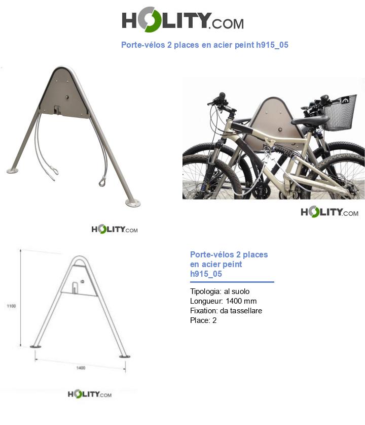Porte-vélos 2 places en acier peint h915_05