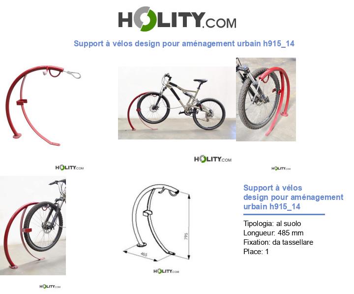 Support à vélos design pour aménagement urbain h915_14