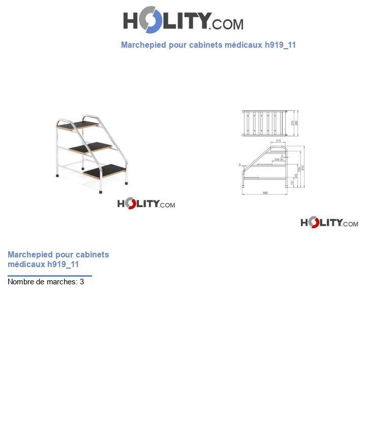 Marchepied pour cabinets médicaux h919_11