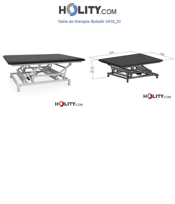 Table de thérapie Bobath h919_23