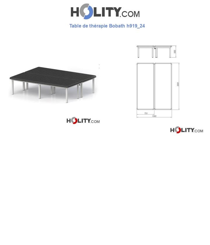 Table de thérapie Bobath h919_24