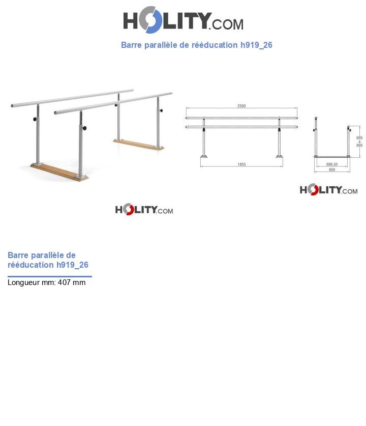 Barre parallèle de rééducation h919_26