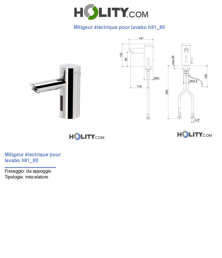 Mitigeur électrique pour lavabo h91_80