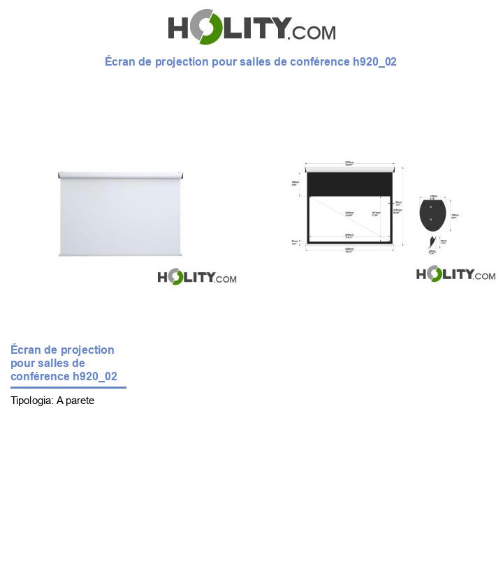 Écran de projection pour salles de conférence h920_02