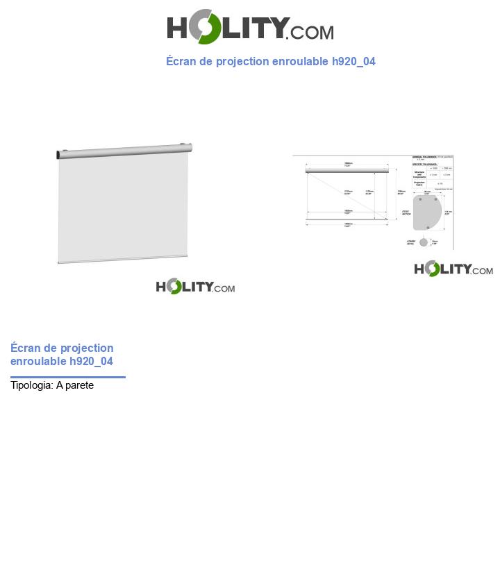 Écran de projection enroulable h920_04
