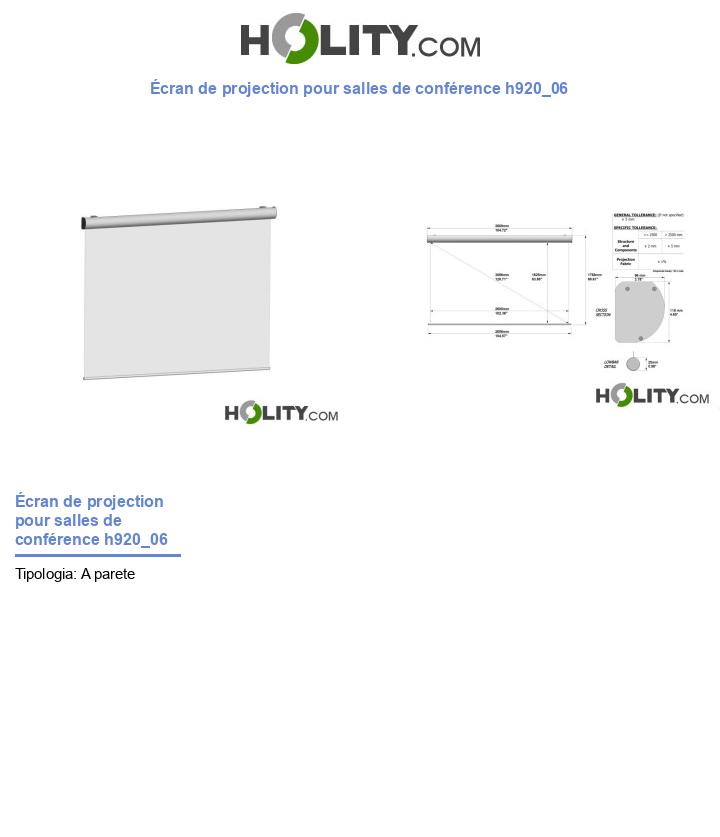 Écran de projection pour salles de conférence h920_06