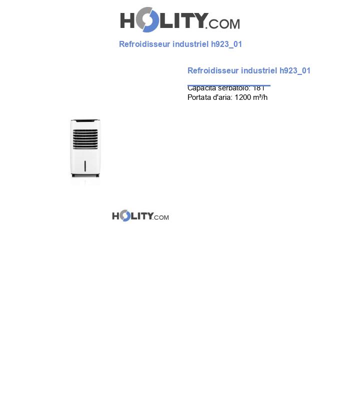 Refroidisseur industriel h923_01
